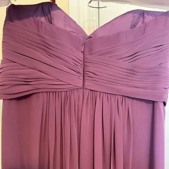 Lavender strapless gown - Picture 4 of 5